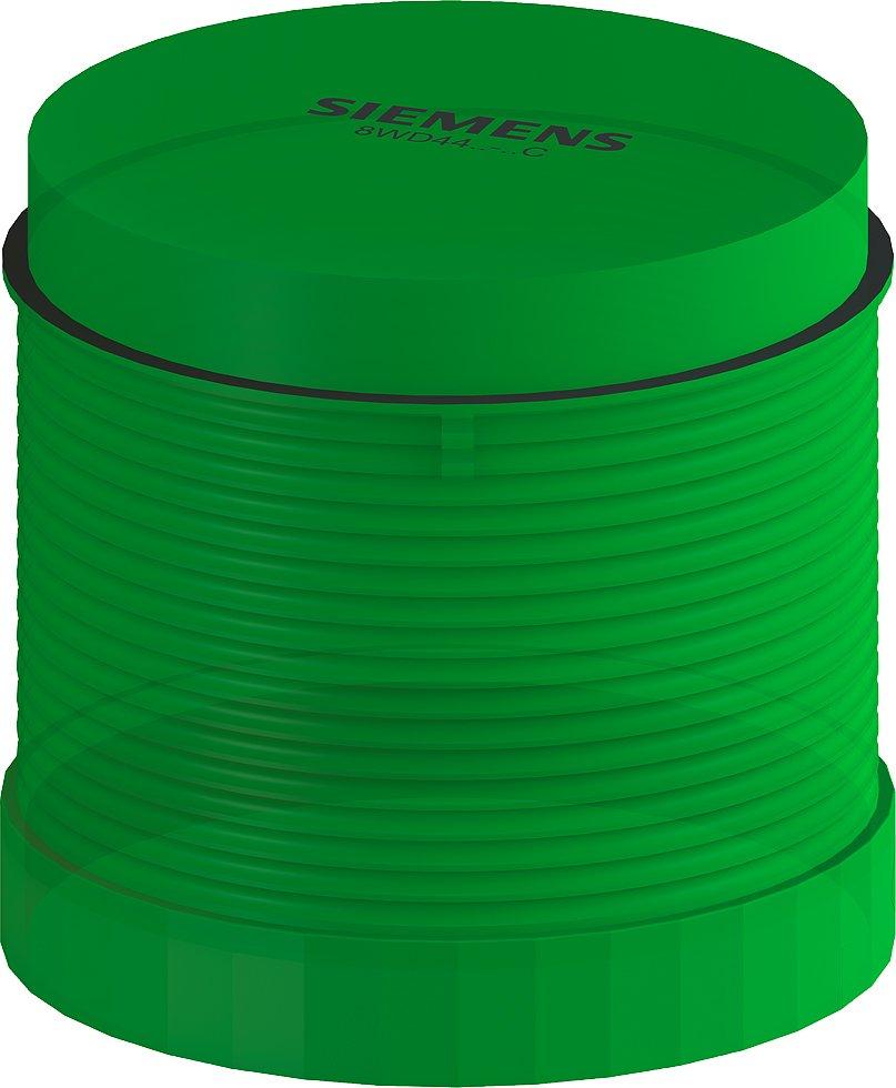 8WD4420-5AC, Dauerlichtelement, mit integrierter LED, grün, AC/DC 24 V, Durchmesser 70 mm