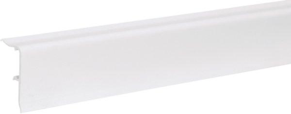 SL2005709010, Sockelleistenkanal 20x50mm, mit 2 Weichlippen, reinweiß