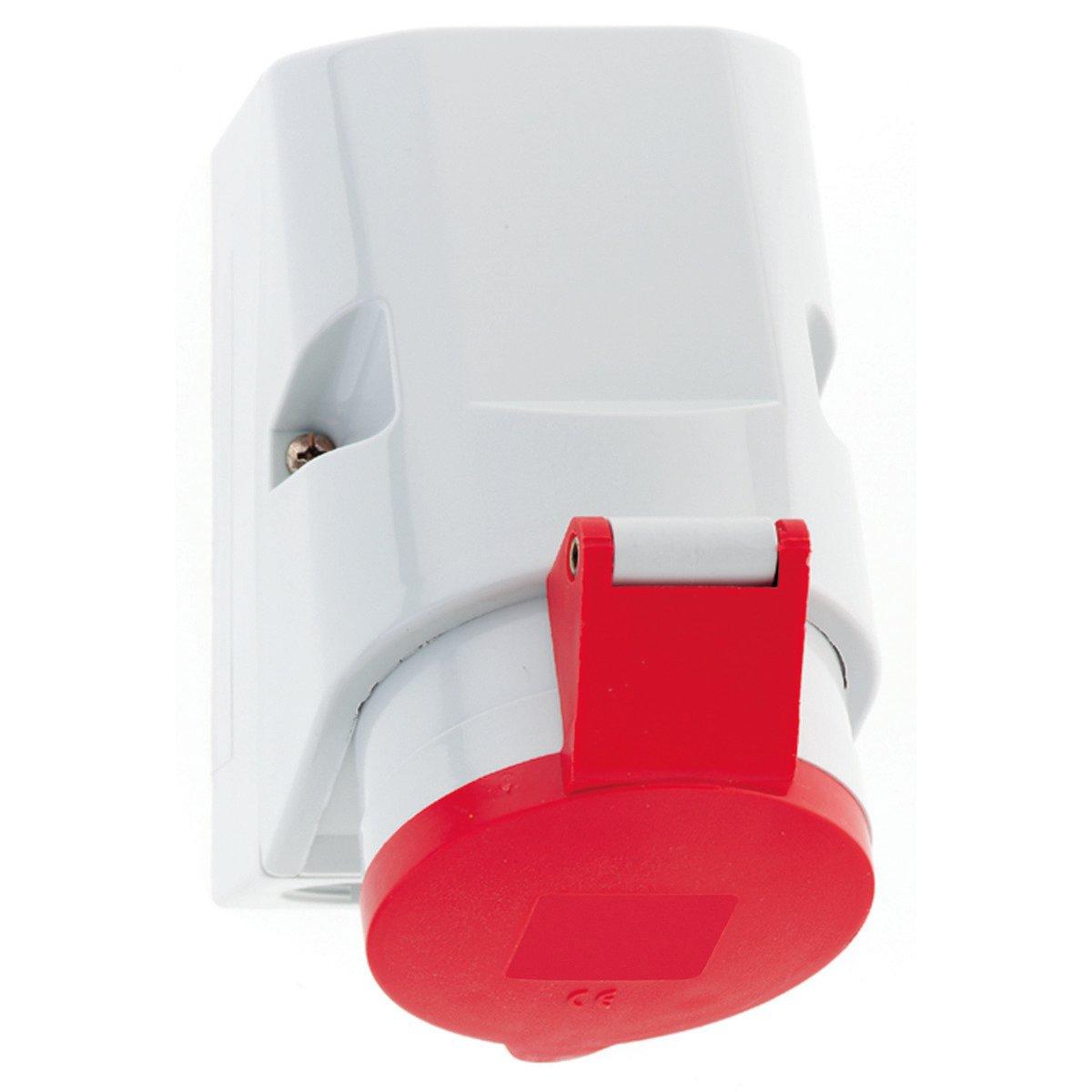 11909/CEE-Steckdose 16A400V6h5pIP44, Wandsteckdose QUICK-CONNECT 16A 5p 400V 6h, IP44