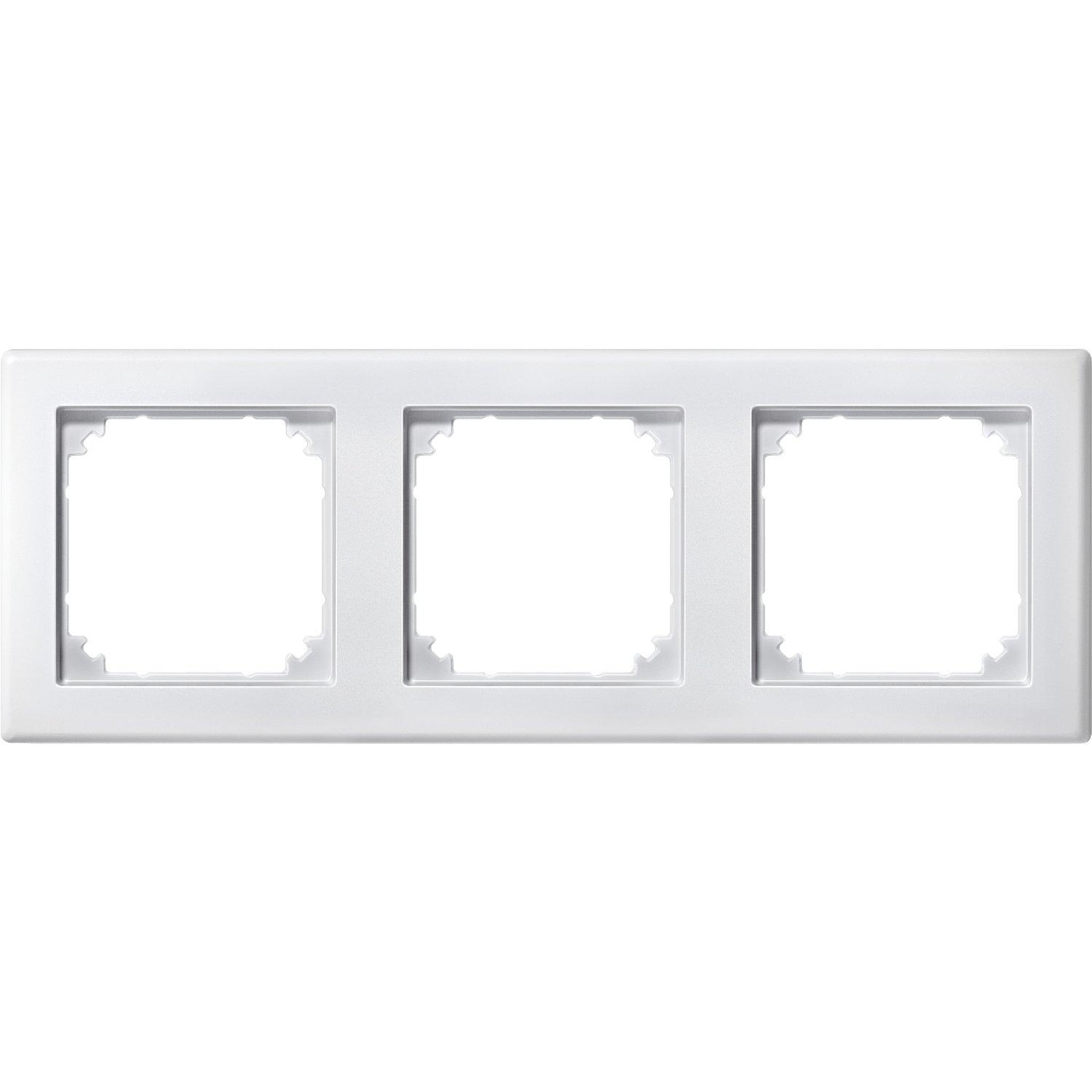 484319, M-SMART-Rahmen, 3-fach, polarweiß, 484319
