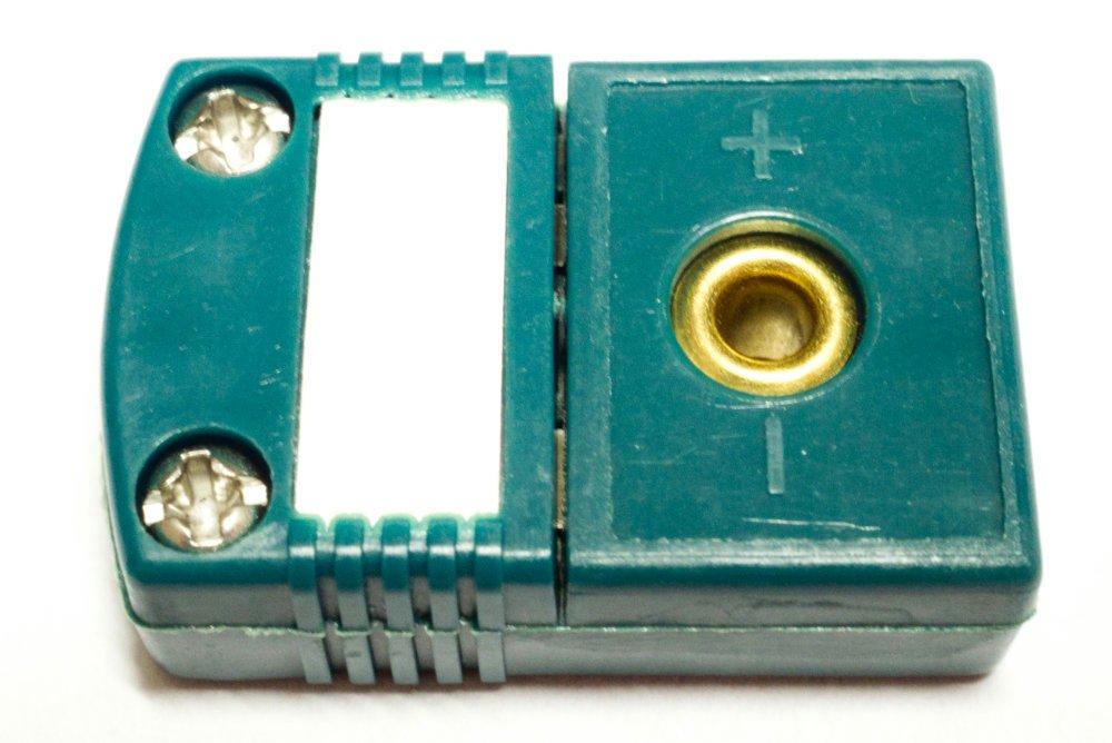 0220 0032, Kupplung Miniatur NiCr-Ni Typ K grün