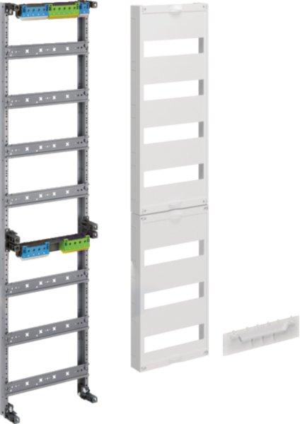 ZU37KS, Verteilerfeld, univers Z, Höhe 1050mm, 7-reihig, 1-feldig, PE/N waagerecht