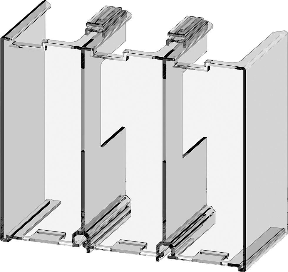 3RT1966-4EA1, Anschl.abdeckung für Schienenanschlüsse für Schütze und Überlastrelais