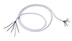 HSCW 51,5, Herdanschlußleitung 5G1.5mm², weiss, 2m