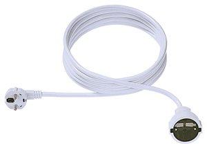 HEL 15.0S, Schutzkontakt-Verlängerung, weiss, 3G1.50mm², 5m