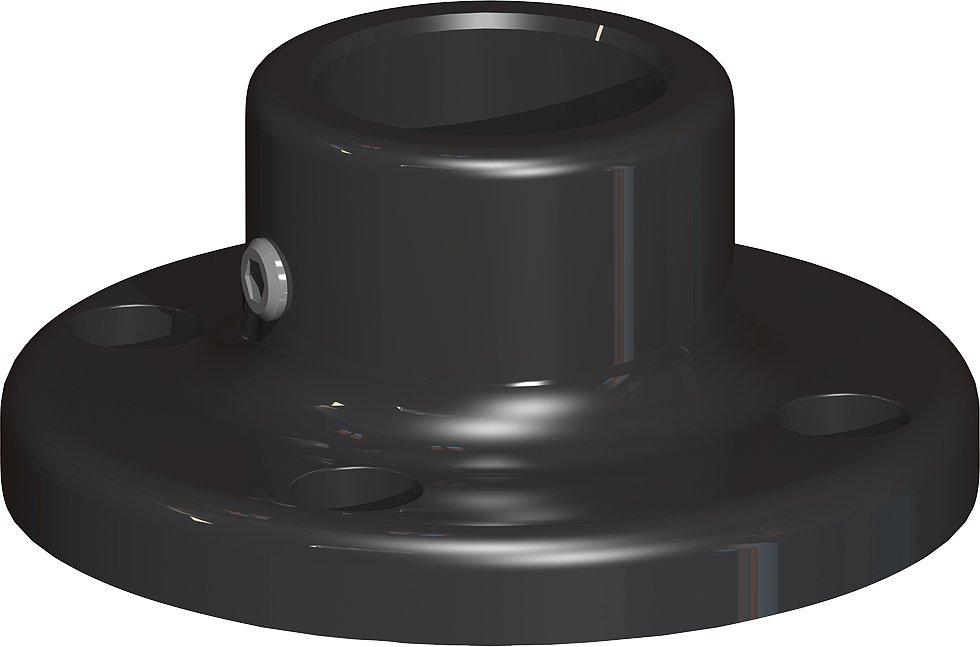 8WD4308-0DC, Fuß (einzeln), Guss für Rohrmontage, Rohrlängen > 400mm, Zub. für Signalsäulen