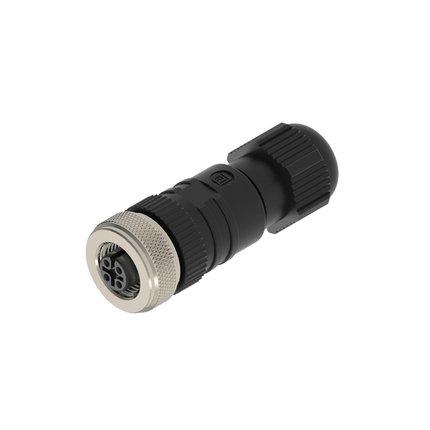 RKC 4/9, Circular Connectors M12, Attachable - Connector Female, General