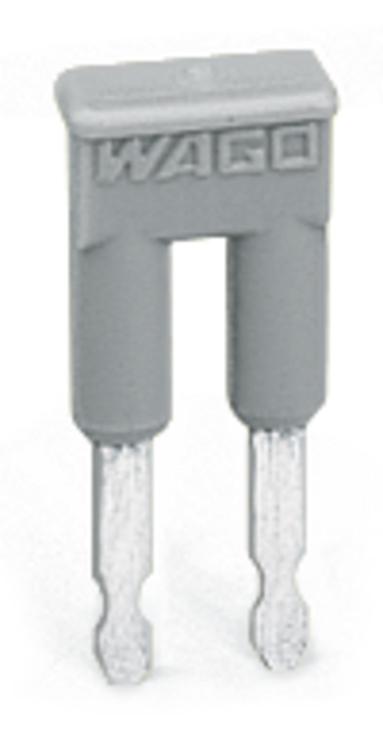 279-482, Brückungskamm 2-fach IN = IN Klemme grau