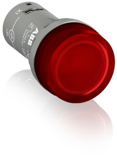 CL2-507R, Meldeleuchte rot 48-60VACDC, mit fest integrierter LED