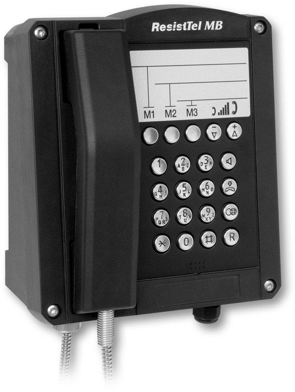 FHF11264321, Wetterfestes Telefon ResistTel MB  schwarz