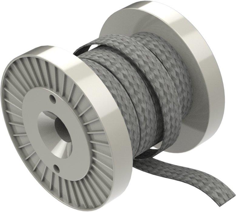 FE 16mm² x 25m, CU-SN, Querschnitt 16mm², Breite 16mm, Stärke 1,7mm, Einzeldrahtdurchmesser 0,2mm, verzinnt VE =  25 m/Rolle  - stat. Warennr. 74130000 -
