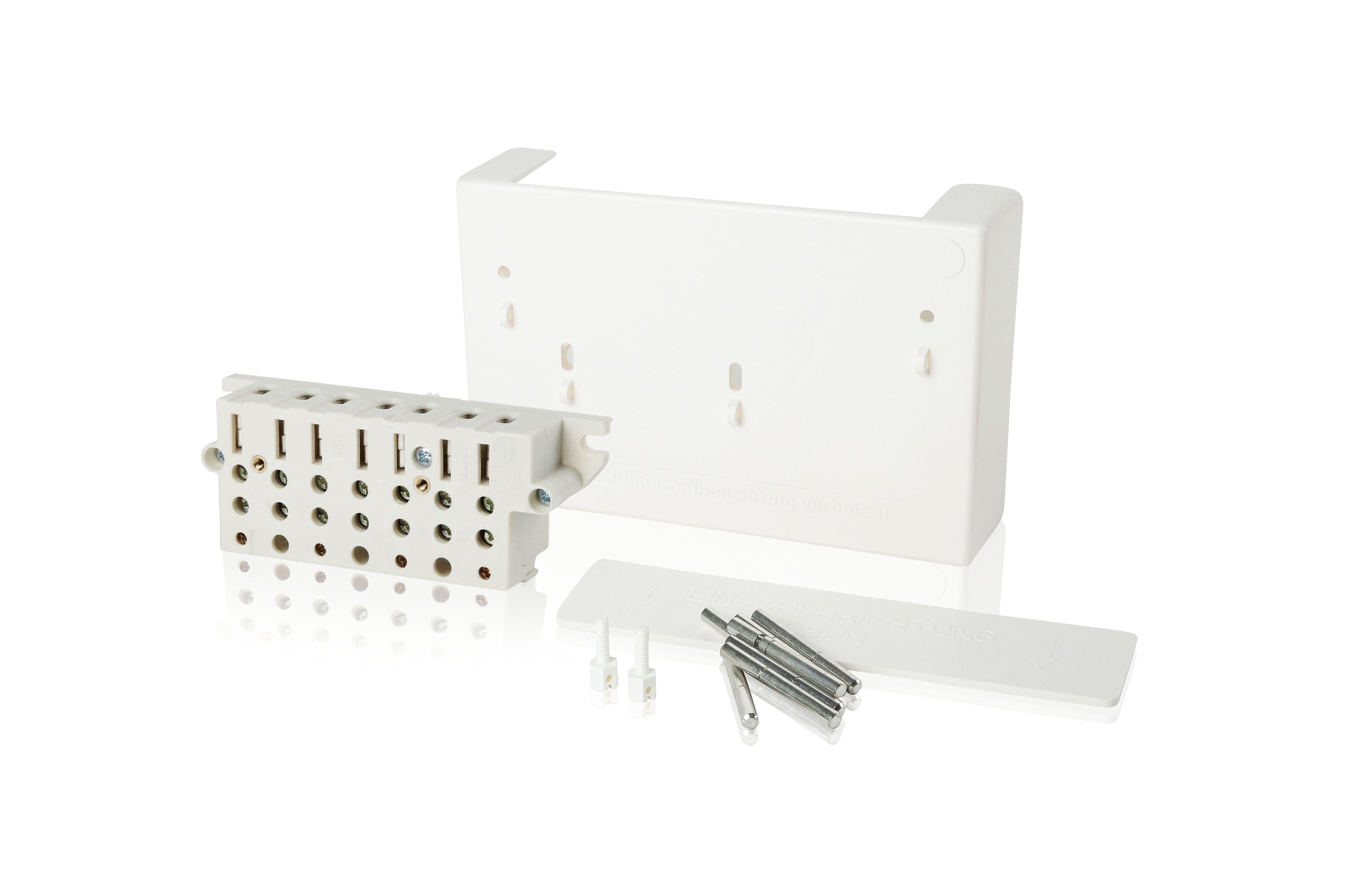 ZSK63A-Set, Zählersteckkl. 63A Drehstrom, inkl. Plombierh., Stifte, ZSK63A-Set