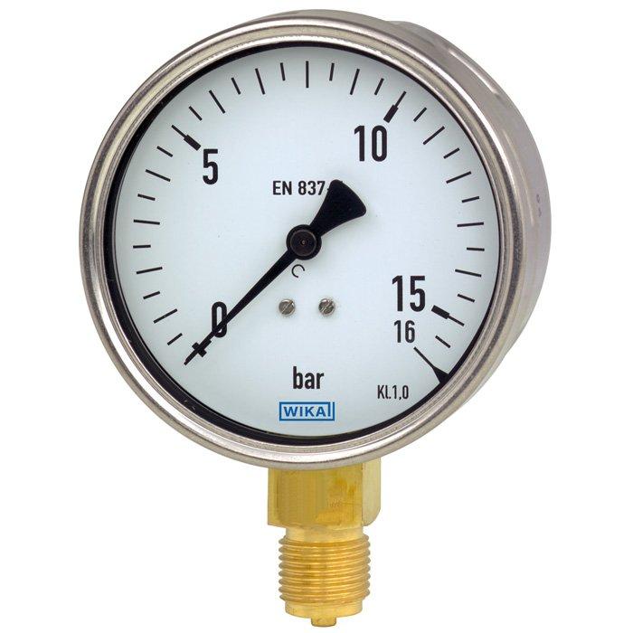 9041524, WIRohrfedermano. Cu-Leg. Robust Cl. 1,0 212.20.100  6 bar G1/2B unten
