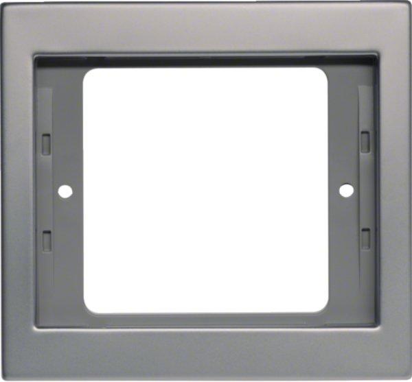 13137004, Rahmen 1fach K.5 Edelstahl rostfrei