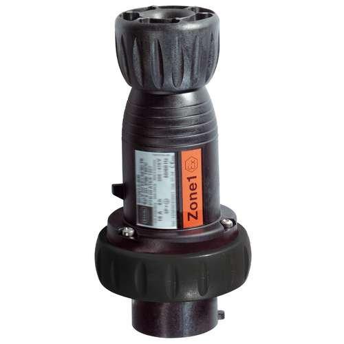 8570/12-407, 8570/12-407, Stecker 16 A, Polyamid, SolConeX, 480 ... 500 V AC schwarz, 3 P + PE, 7 h, 8 - 18 mm, Zone 1/2/21/22