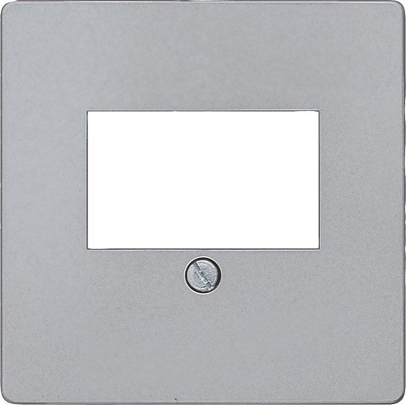 5TG1256-2, DELTA i-system Abdeckplatte für TAE-/Lautsprecheranschlussdose, aluminiummetallic