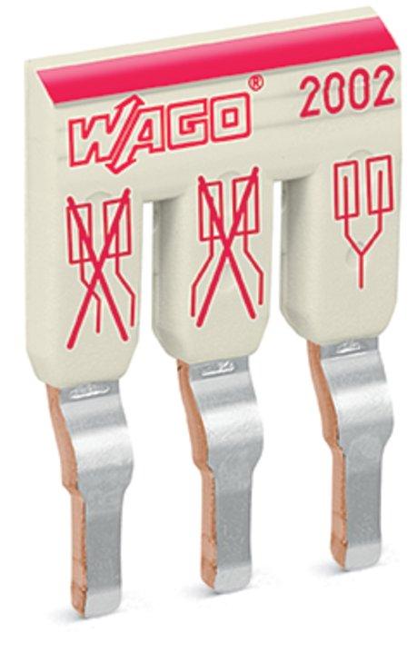 2002-473, Schachtelbrücker 3-fach Nennstrom 25 A lichtgrau