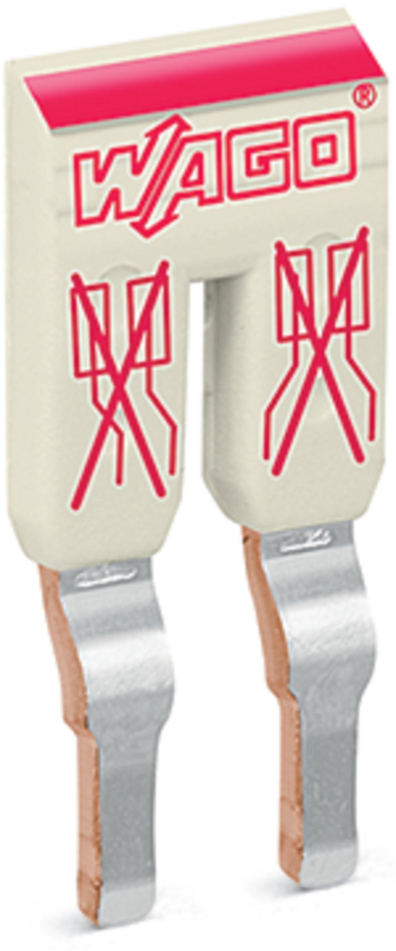 2002-472, Schachtelbrücker 2-fach Nennstrom 25 A lichtgrau