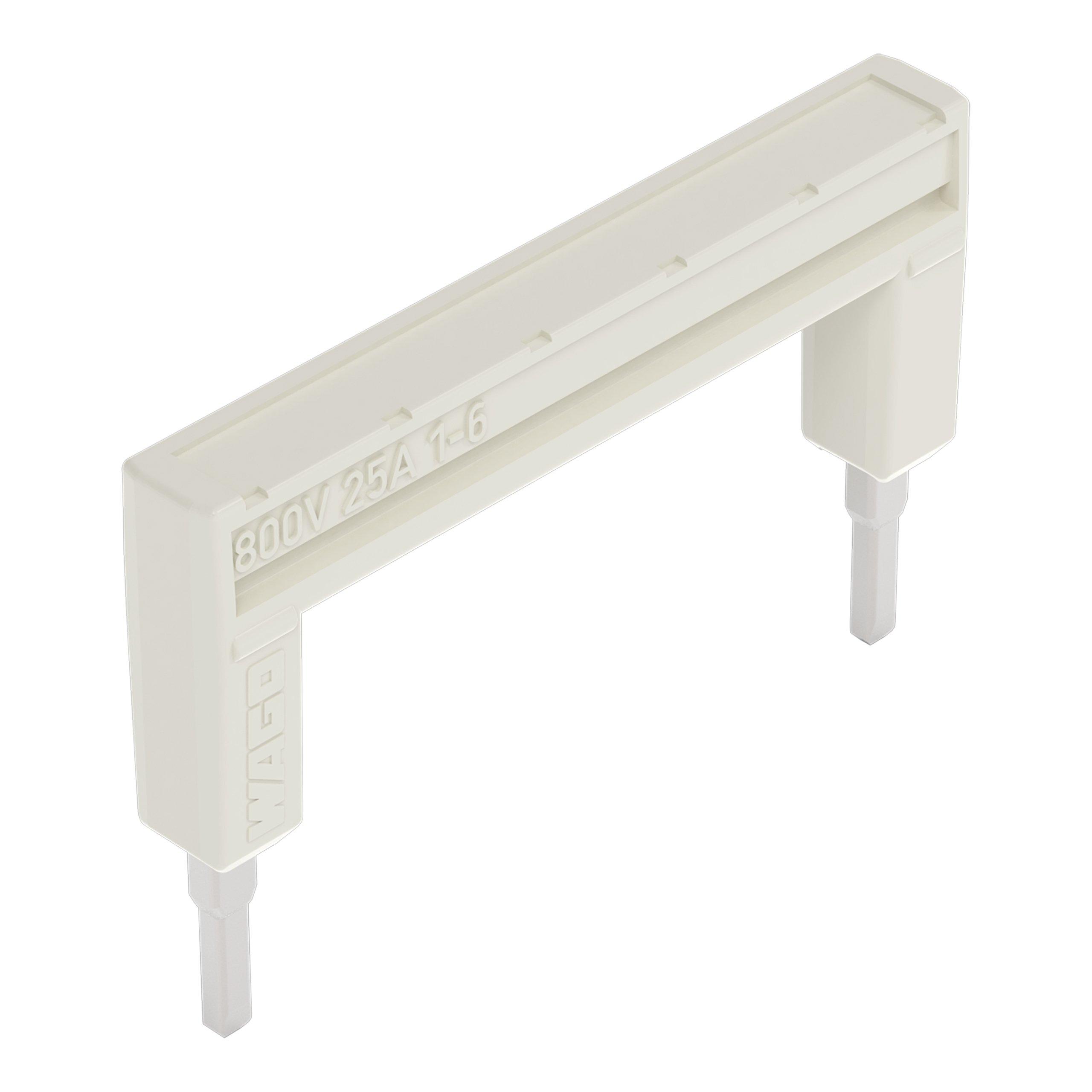 2002-436, Kammbrücker von 1 auf 6 Nennstrom 25 A lichtgrau