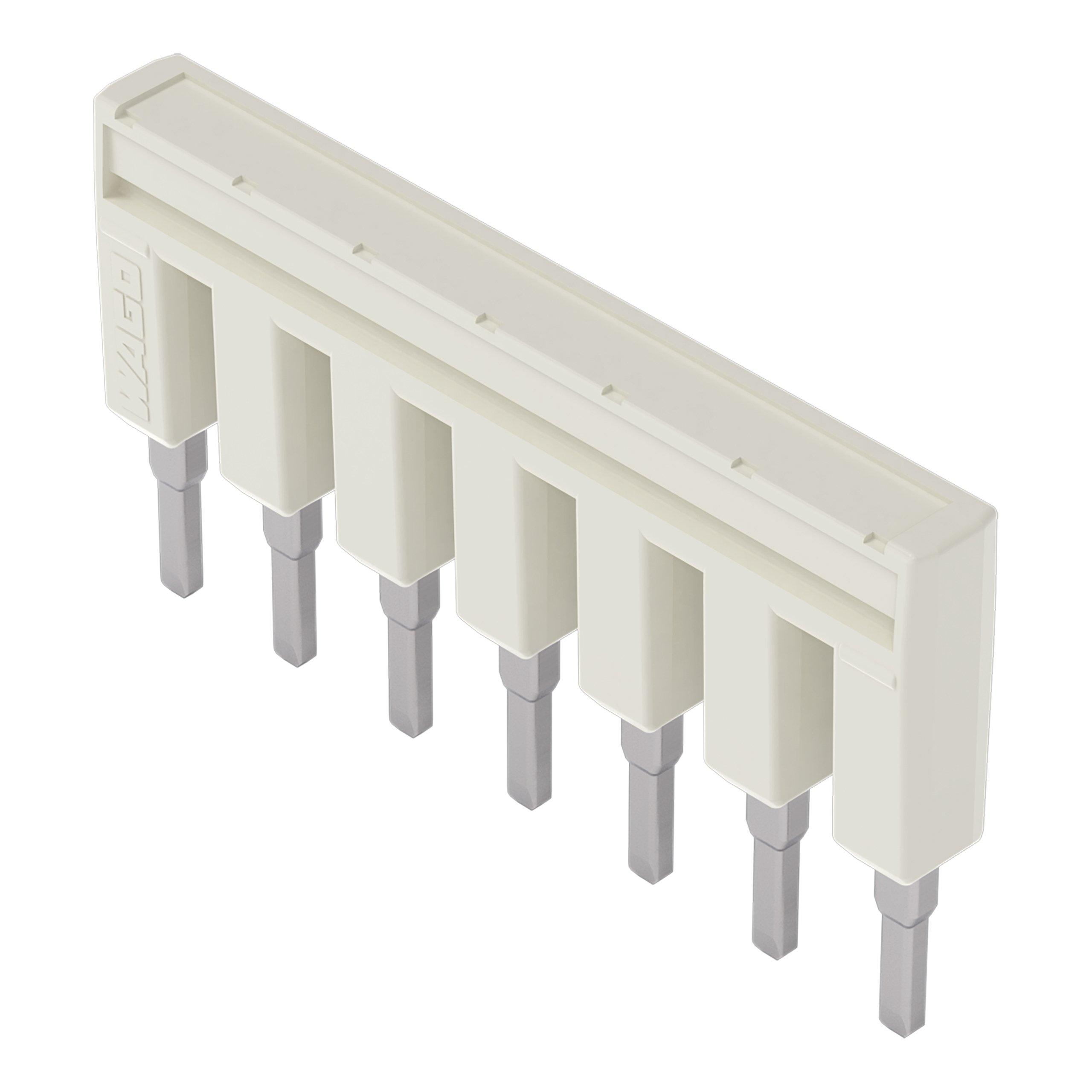 2002-407, Kammbrücker 7-fach Nennstrom 25 A lichtgrau