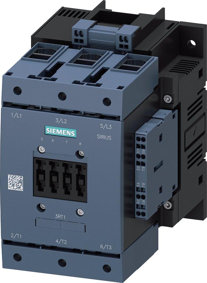 3RT1054-3AP36, Schütz,AC-3e,115A/55kW/400V,3-polig,AC/DC220-240V,2S+2Ö,Rahmenklemme/Federzuganschluss