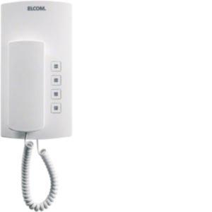 1702000, BHT-200 Aufputz Audio Innenstation mit Hörer, weiß ,i2Audio-Technik