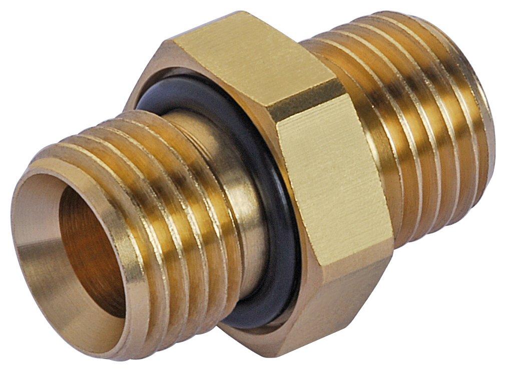 SA923-0808, Doppelnippel Gek. O-Ring, G1/2 auf G1/2