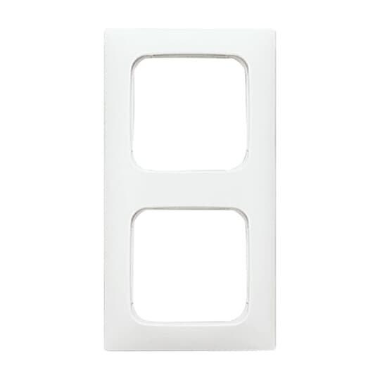 2512-214K-102, Abdeckrahmen 2-fach alpinweiß - Reflex SI Linear