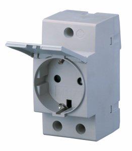 M1175-C, SCHUKO-Steckdose mit Klappdeckel