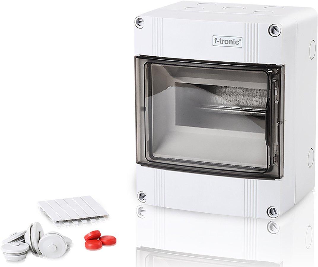 HAPV07, AP-Feuchtraum Kleinverteiler IP 65, 1-reihig, 6+1 Module