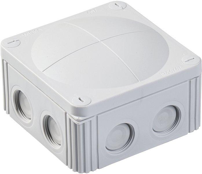 HFRAK060 RAL7035, FR-Kabelabzweigkasten IP66, 110x110x66 mm (Preis per 100)