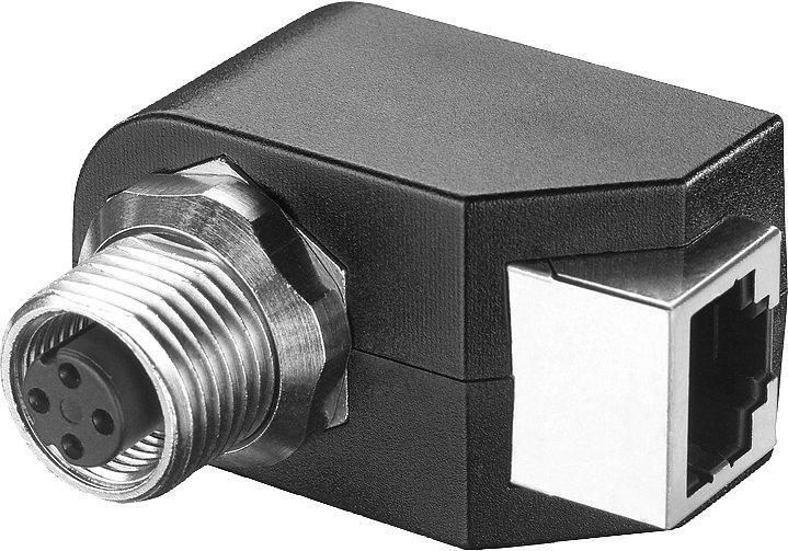 6GK1901-0DM20-2AA5, IE M12 Panel Feedthrough Schaltschrankdurchführung von M12- auf RJ45-Anschlusst.