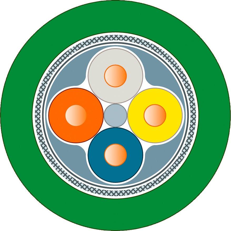 6XV1840-2AU10, IE FC TP Std. Leitung GP,2x2,1000m,Cat5e,PVC,robust