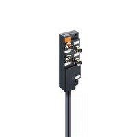 ASBM 4/LED 3-343/5 M, I/O - Passive Distributors, Pre-Wired, M8