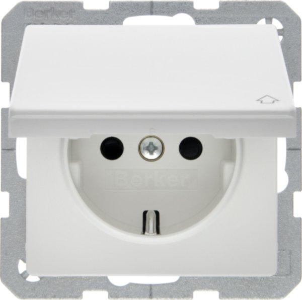 47516089, Steckdose SCHUKO m KD Q.x polarweiß