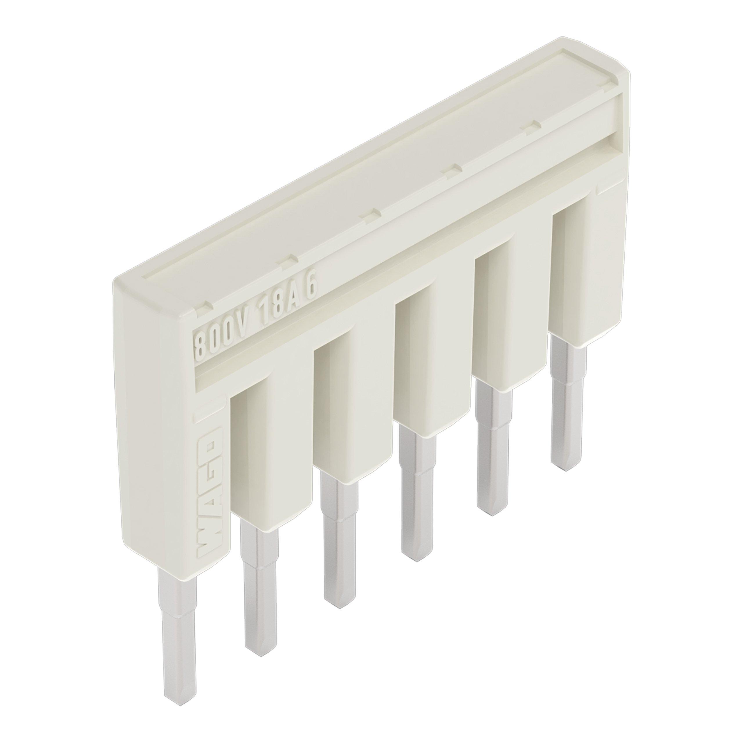 2001-406, Kammbrücker 6-fach Nennstrom 18 A lichtgrau