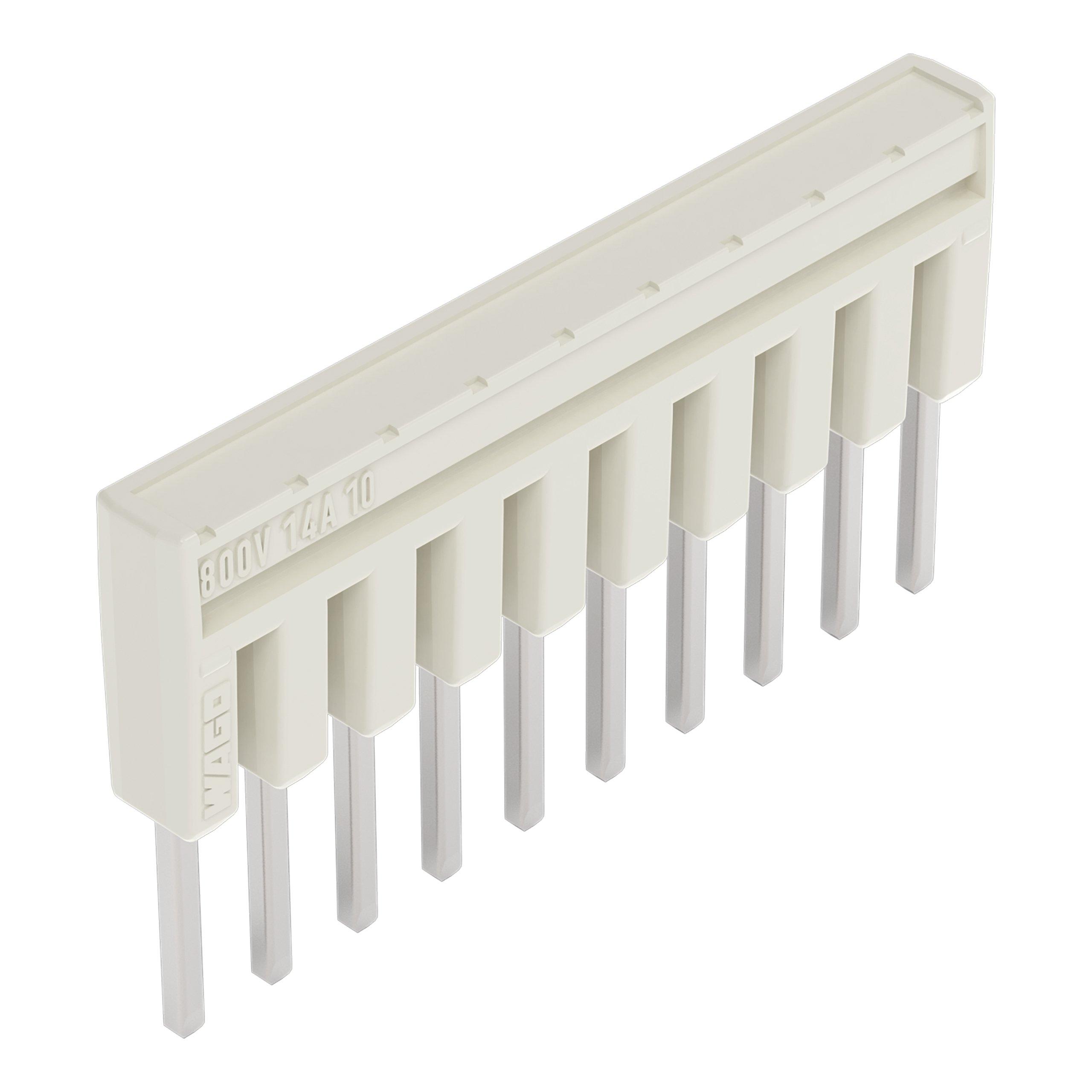 2000-410, Kammbrücker 10-fach Nennstrom 14 A lichtgrau