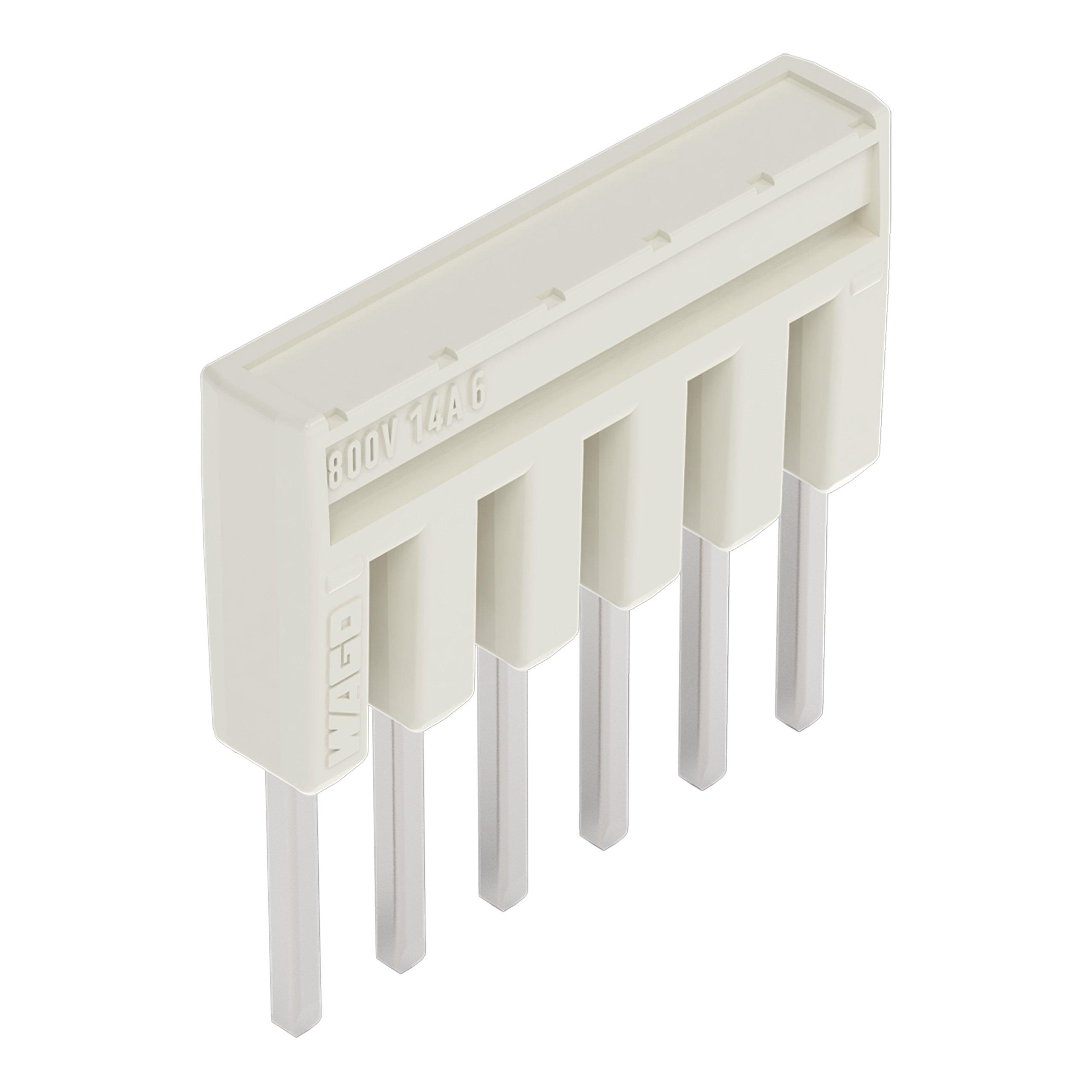 2000-406, Kammbrücker 6-fach Nennstrom 14 A lichtgrau