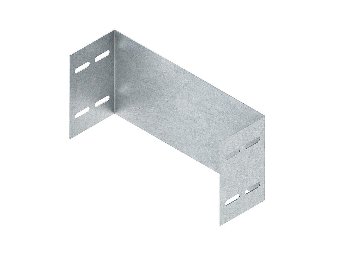 WSAS 150.300 S, Abschlussstück für WSL/WRL, 150x300 mm, Stahl, bandverzinkt DIN EN 10346, inkl. Zubehör