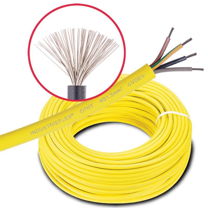 SL07HT 315/1, INDUSTRIEFLEX 07HT 3G1,5 mm², gelb, 100m