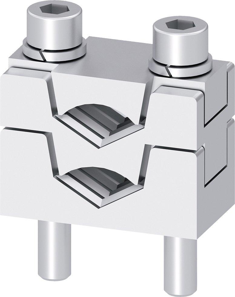 3NP1943-1BB20, Prismenklemme doppelt 2x 35 - 70mm2, für Baugröße NH1 mit Schraubanschluss