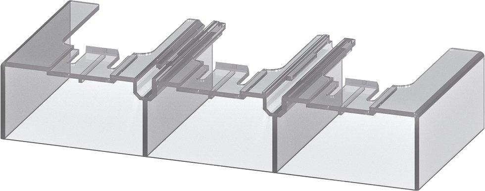 3RT1956-4EA3, Anschlussabdeckung für Schienenanschlüsse zwischen Schütz und Überlastrelais S6