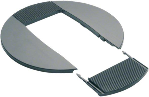 DAC280LAN, Rosette halogenfrei DA200 2-seitig l Alu