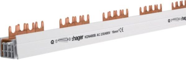 KDN480B, Phasenschiene 4P Gabel 16mm² 80A 56M