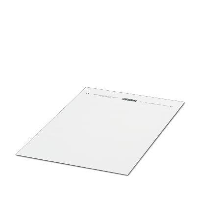 SK U/3,8 WH:UNBEDRUCKT, Markierung Montage, Kennzeichnungskarte