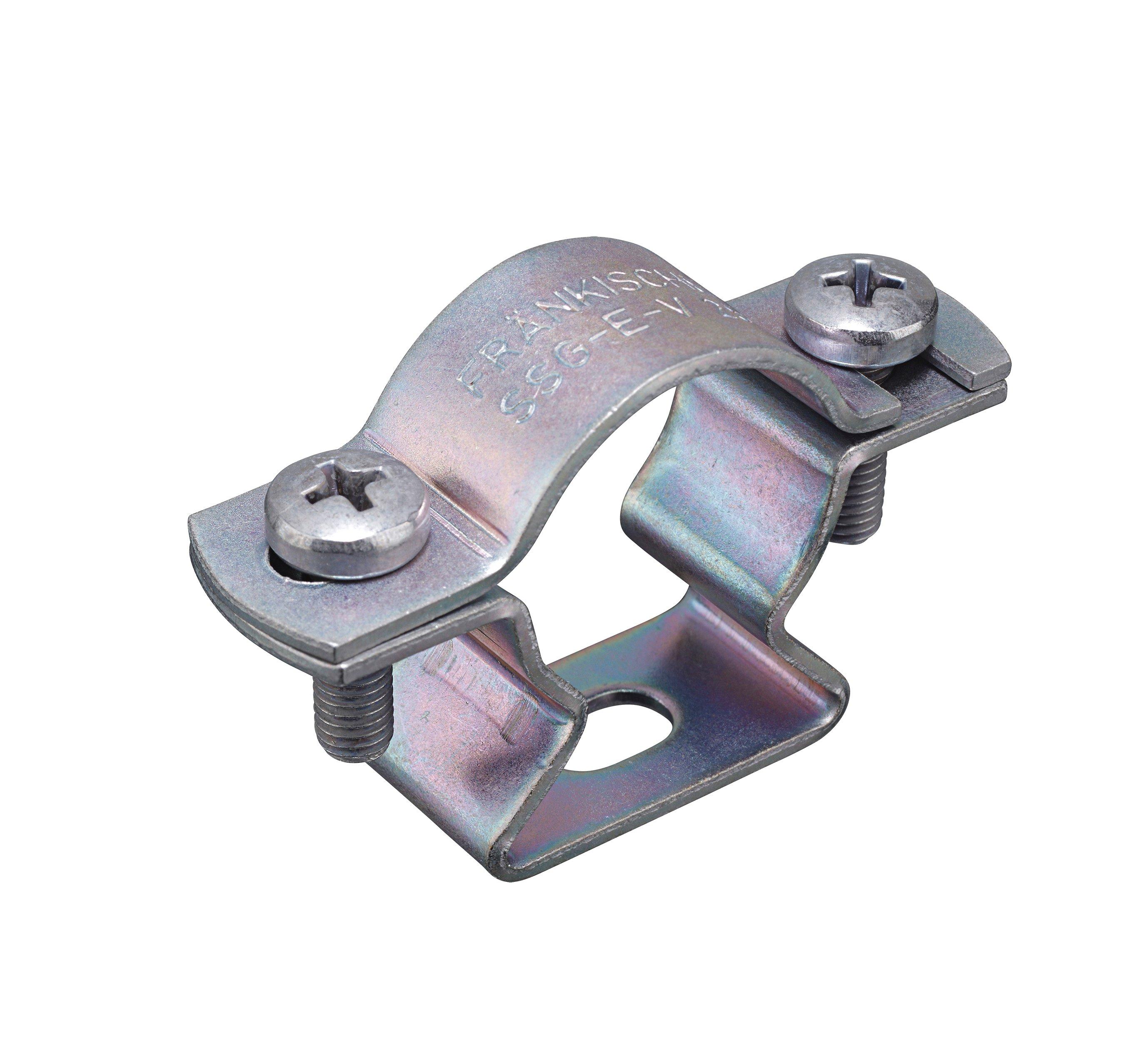 SSG-E-V 16 verzinkt Zn-Ni, Stahlrohr-Abstandschelle,