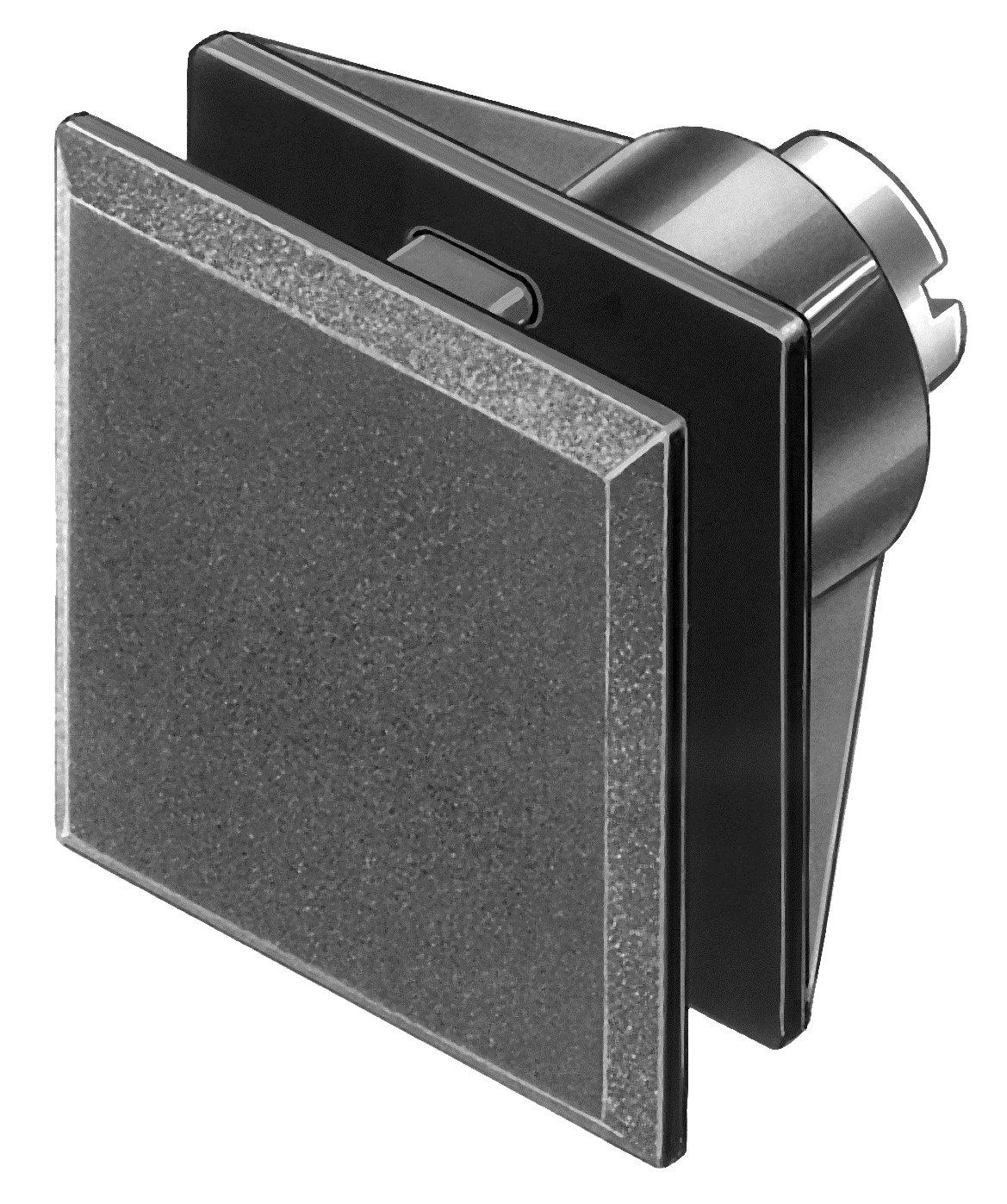 61-9451.0, Blindabdeckung flacher Einbau schwarz 24x24 Ks