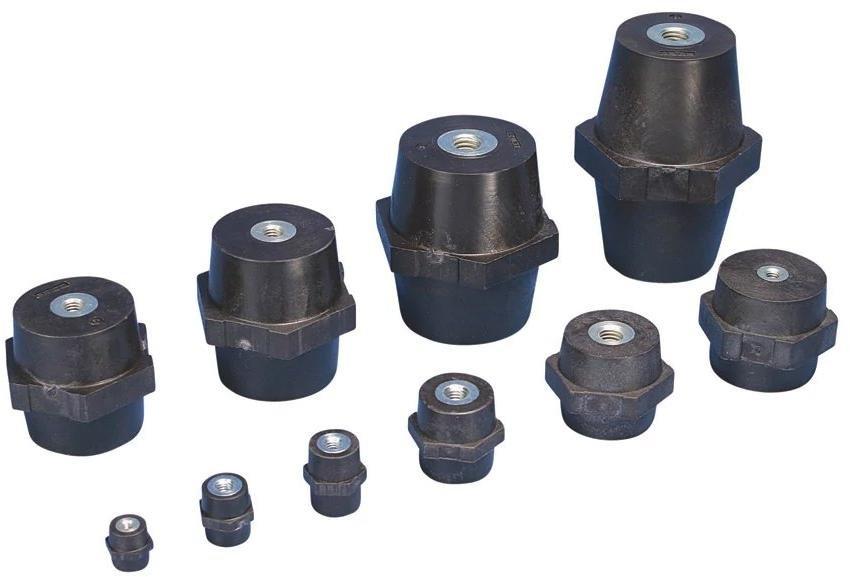 ISOTP40M8, Isolator für Niederspannungen, metr. Gew., 40&nbsp;mm, 46&nbsp;mm Hex-Breite, M8-Gewinde