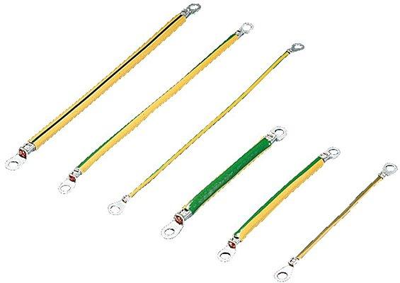 SZ 2565.110, Erdungsbänder M6-M8, Querschnitt 10 mm², Länge 300 mm, Preis per VPE, VPE = 5 Stück