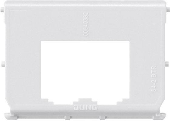 54-2 BTR, Montage-Einsatz 2fach, für 2 Einzelmodule 8 (8) E-DATmodul, RJ 45 System, geschirmt, METZ CONNECT (BTR) Nr. 130910-i, Cat. 6